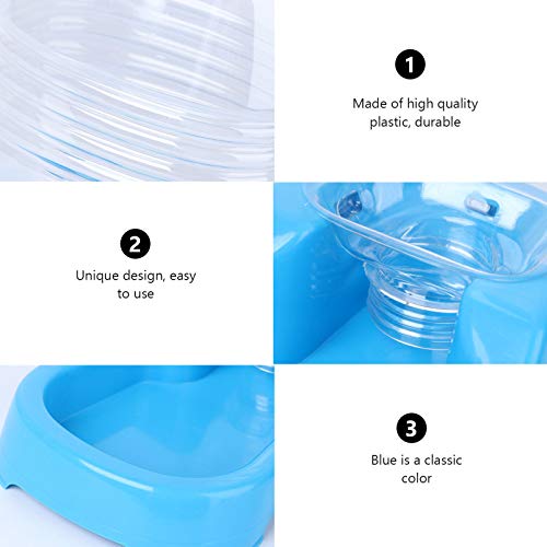 POPETPOP Automatic Small Pet Feeder - Puppy Drinking Fountain Cat Water Dispenser Station Pet Water Bowl, Creative Pets Waterer for Small Dogs Cats Pets - 500ml