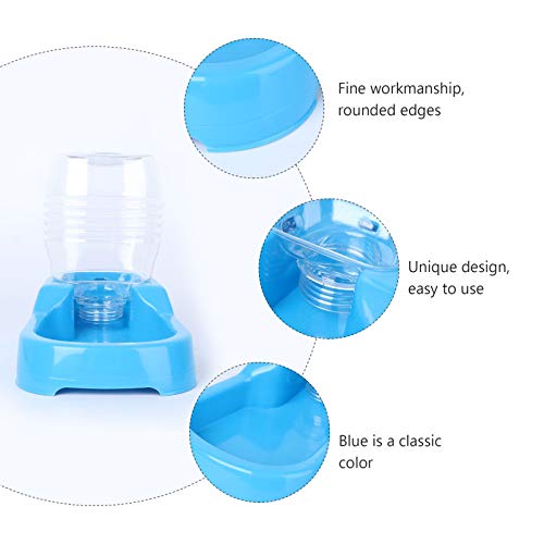 POPETPOP Automatic Small Pet Feeder - Puppy Drinking Fountain Cat Water Dispenser Station Pet Water Bowl, Creative Pets Waterer for Small Dogs Cats Pets - 500ml