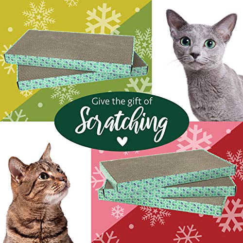 Kitty City XL Wide Corrugate Cat Scratchers 2 Pieces, Cat Scratching, Cat Scratch Pad