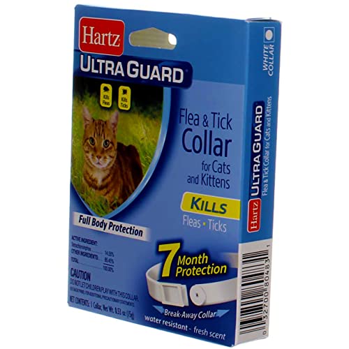 Hartz UltraGuard Flea & Tick Cat and Kitten Collar, White 1 ea