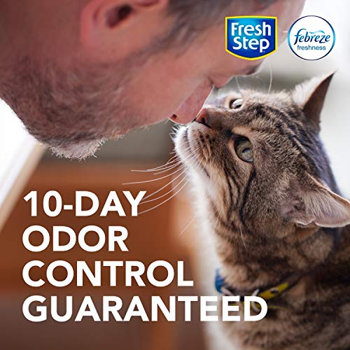 Fresh Step Advanced Clean Paws Clumping Cat Litter, Low Tracking Cat Litter with Odor Control - 18.5 lb (Package May Vary)
