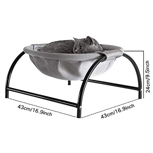 JUNSPOW Cat Bed Hammock: Stable, Breathable, Easy Assembly