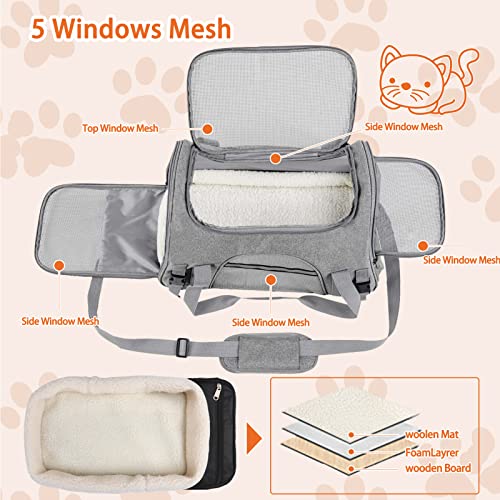 Airline Approved Pet Carrier Bag: Dogs & Cats