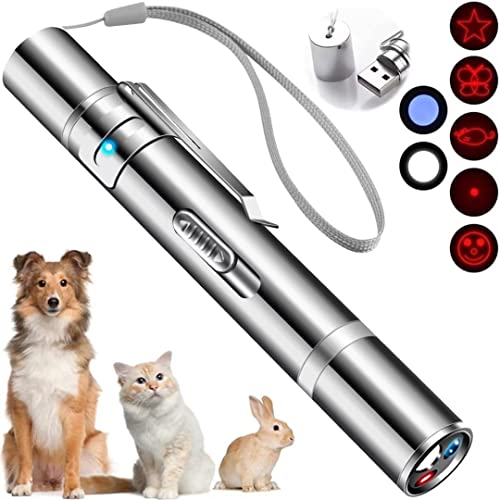 USB Charging Red Dot Laser Pointer, Interactive Pet Toy