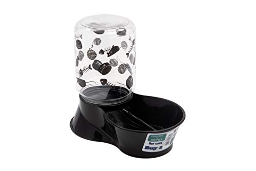Lixit Animal Care Cat Feeder/Fountain Reversible Base, 64-Ounce