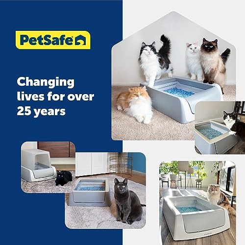 PetSafe ScoopFree Self-Cleaning Cat Litter Box Tray Refills with Lavender Non-Clumping Crystals - Pack of 3