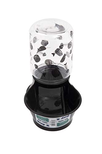 Lixit Animal Care Cat Feeder/Fountain Reversible Base, 64-Ounce