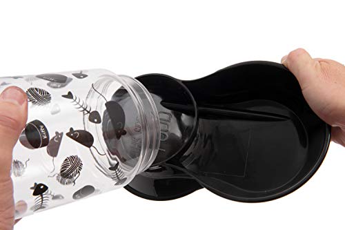 Lixit Animal Care Cat Feeder/Fountain Reversible Base, 64-Ounce