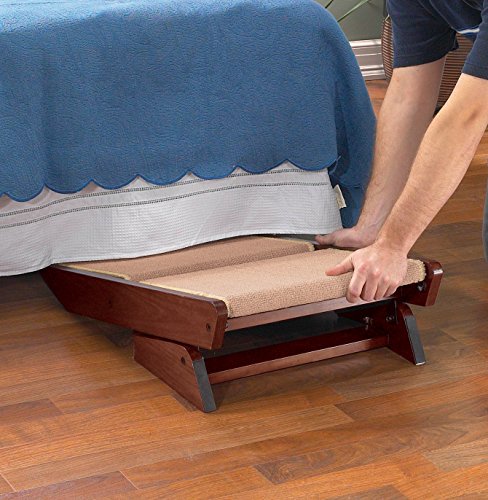 Pet Studio Pine Frame Dog RampSteps, 3 Step