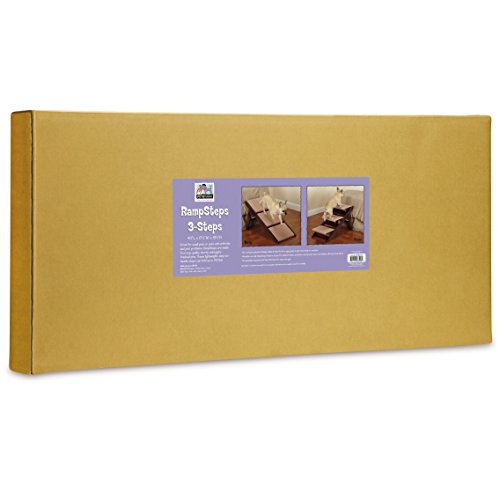 Pet Studio Pine Frame Dog RampSteps, 3 Step