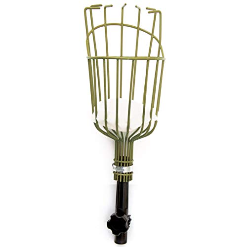 DocaPole Fruit Picker with 5-12 Foot Extension Pole - Twist-On Fruit Picker Tool with Telescopic Pole // Fruit Picker Pole // Perfect Fruit Picking Pole for Apple Picking, Avocados, and Other Fruit