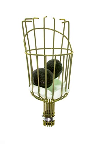 DocaPole Fruit Picker with 5-12 Foot Extension Pole - Twist-On Fruit Picker Tool with Telescopic Pole // Fruit Picker Pole // Perfect Fruit Picking Pole for Apple Picking, Avocados, and Other Fruit