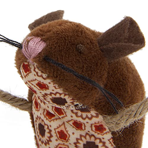 WORLDWISE, INC. Lil' Critters Mice 2Ct - With Rope Legs CAT TOYS - ALL OTHER - CAT PRODUCTS