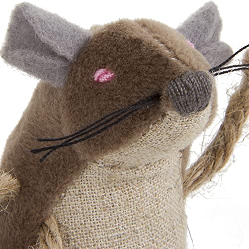 WORLDWISE, INC. Lil' Critters Mice 2Ct - With Rope Legs CAT TOYS - ALL OTHER - CAT PRODUCTS