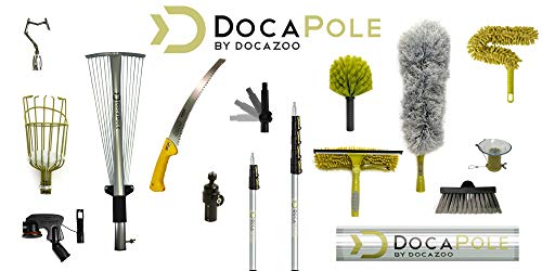DocaPole Fruit Picker with 5-12 Foot Extension Pole - Twist-On Fruit Picker Tool with Telescopic Pole // Fruit Picker Pole // Perfect Fruit Picking Pole for Apple Picking, Avocados, and Other Fruit