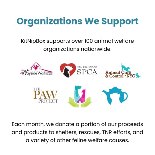 KitNipBox - Monthly Cat Subscription Box of Cat Toys, Treats and Goodies: Multi-Cat