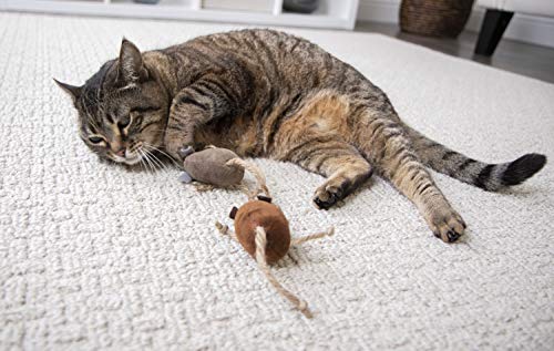 WORLDWISE, INC. Lil' Critters Mice 2Ct - With Rope Legs CAT TOYS - ALL OTHER - CAT PRODUCTS