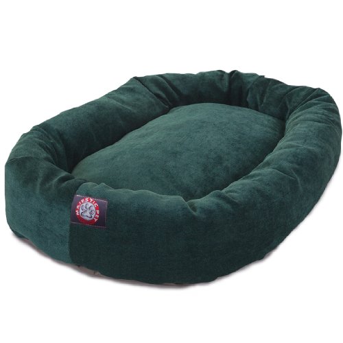 32 inch Marine Villa Collection Micro Velvet Bagel Dog Bed By Majestic Pet Products