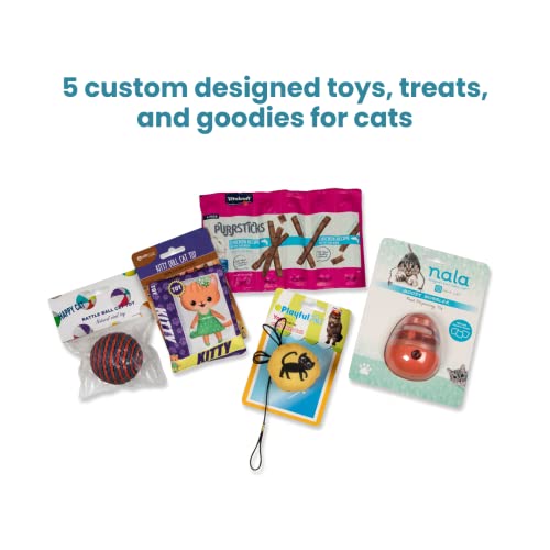 KitNipBox - Monthly Cat Subscription Box of Cat Toys, Treats and Goodies: Happy Cat