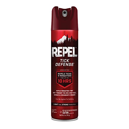 REPEL 94138 HG-94138 Tick Defense Unscented Aerosol-6.5 ounce, 6.5 oz