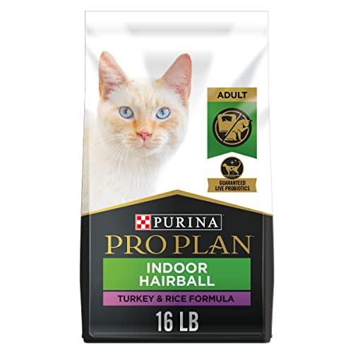Purina Pro Plan Focus Indoor Care Turkey Rice Dry Adult Cat Food (16 Lb)