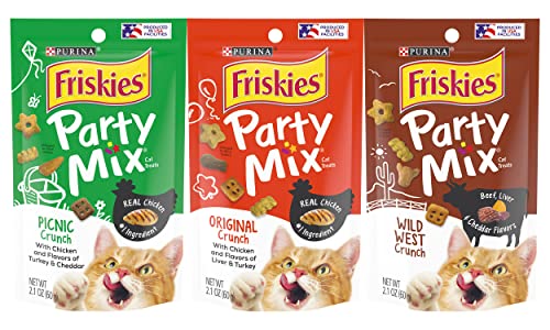 Friskies Cat Treat Party Mix Love Pack