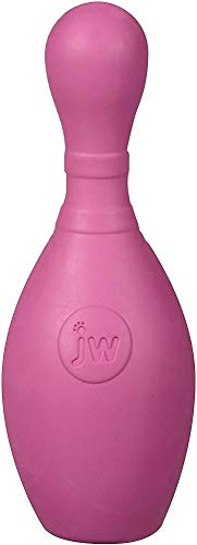 JW Bouncin' Bowlin Pin Dog Toy Assorted Bright Colors 3 Sizes