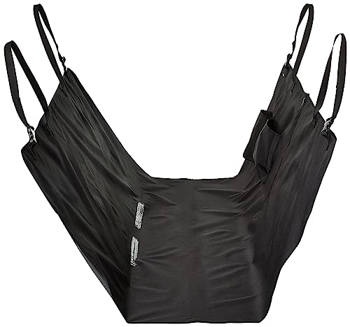 AmazonBasics Waterproof Car Hammock Rear Seat Cover for Pets - 55 x 59 Inches, Black