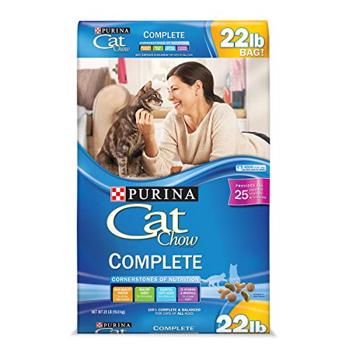 Purina Cat Chow Dry Cat Food, Complete, 22 Lb
