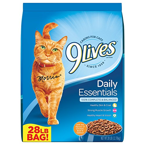 9Lives 28 Lb Daily Essentials Dry Cat Food, Large