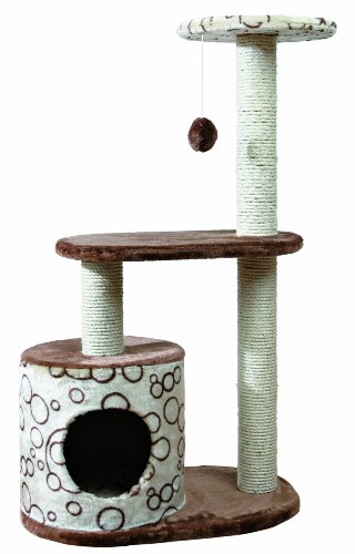 TRIXIE Pet Products Casta Cat Tree, Brown/Beige