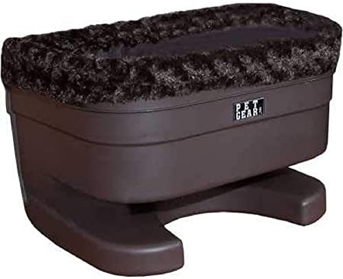 Pet Gear Booster Seat for Dogs/Cats, Removable Washable Comfort Pillow + Liner, Safety Tethers Included, Installs in Seconds, No Tools Required, Chocolate/Swirl, 16"