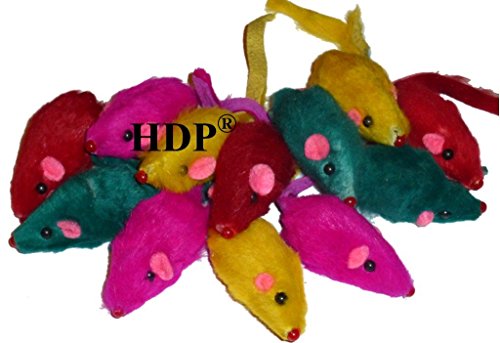 Rainbow Mice - Bag of 12 - Cat Toy