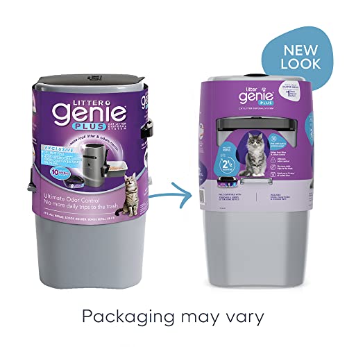 Litter Genie Plus Pail Silver