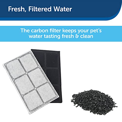 PetSafe Drinkwell Premium Replacement Carbon Filters, Dog and Cat Water Fountain Filters, 3 Pack