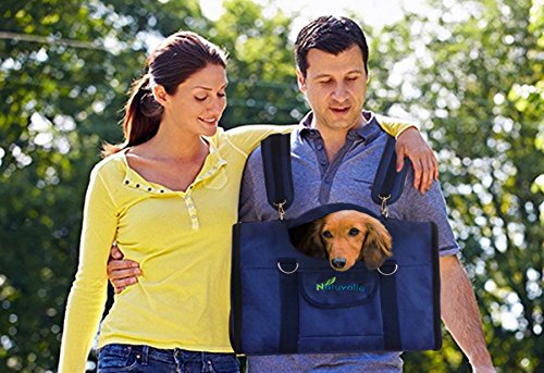 Natuvalle 6-in-1 Sturdy Pet Carrier Backpack, Front Pack, Shoulder Bag, Dog & Cat Carrier, Soft Sided pet Carrier, Small Animal Carrier, Pet Travel Carrier, Car Seat Crate