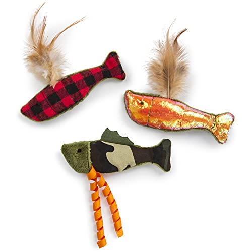 SmartyKat Fish Friends Crinkle and Catnip Cat Toys