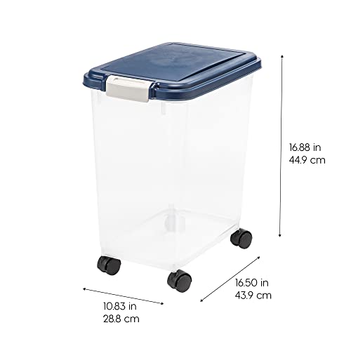 IRIS USA Airtight Pet Food Storage Container MP-8, 33 QT