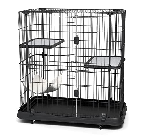 Prevue Pet Products Premium/Deluxe Cat Home, Black