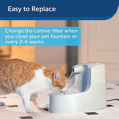 PetSafe Drinkwell Premium Replacement Carbon Filters, Dog and Cat Water Fountain Filters, 3 Pack