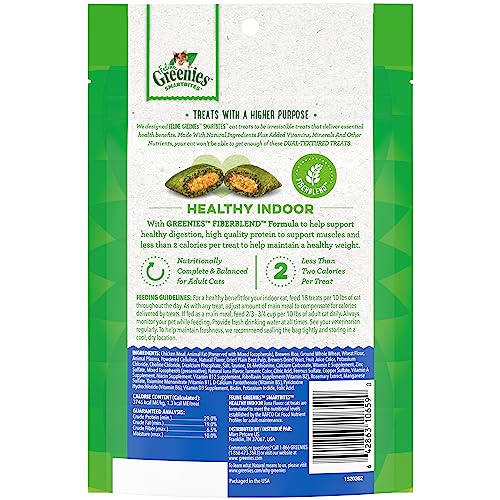Greenies Indoor Natural Cat Treats, Tuna Flavor