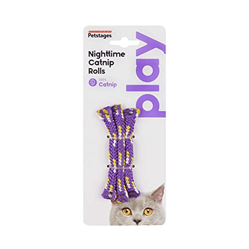 Nighttime Quiet Cat Toy Quiet Catnip Toys, Catnip Rolls by Petstages
