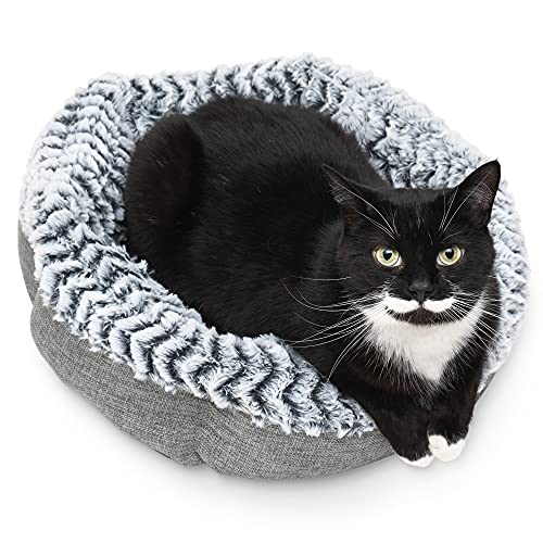Pet Craft Supply Co. Soho Round Machine Washable Memory Foam Comfortable Ultra Soft All Season Self Warming Cat & Dog Bed