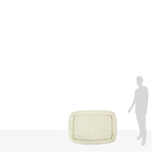 Amazon Basics Padded Pet Bolster Bed, 40 x 26 inches