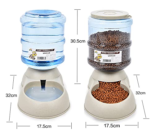 Ito Rocky Pet Feeding Solution Automatic Cat & Dog Cafe Feeder and Water Dispenser in Set with Food Scoop 6-Meal Automatic Food Dispenser for Small/Middle Puppy and Kitten