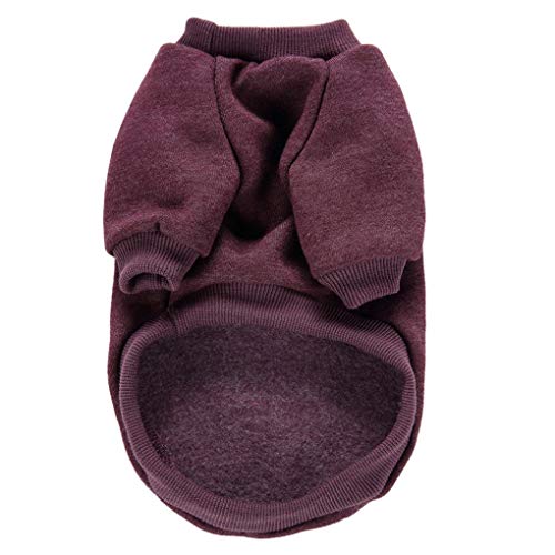 Fashion Focus On Pet Dog Clothes Knitwear Dog Sweater Soft Thickening Warm Pup Dogs Shirt Winter Puppy Sweater for Dogs (Brown, XXS)