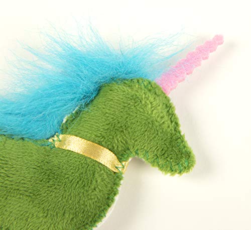 SmartyKat Fantasy Frenzy Crinkle Unicorn Catnip and Silvervine Plush Cat Toy