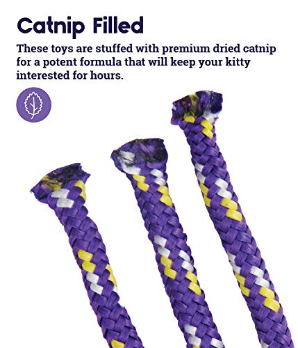 Nighttime Quiet Cat Toy Quiet Catnip Toys, Catnip Rolls by Petstages