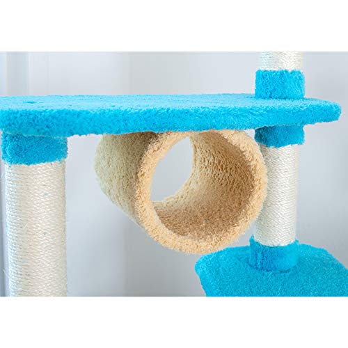 Premium Cat Tree: Armarkat X6105, Sky Blue