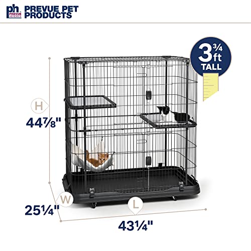 Prevue Pet Products Premium/Deluxe Cat Home, Black